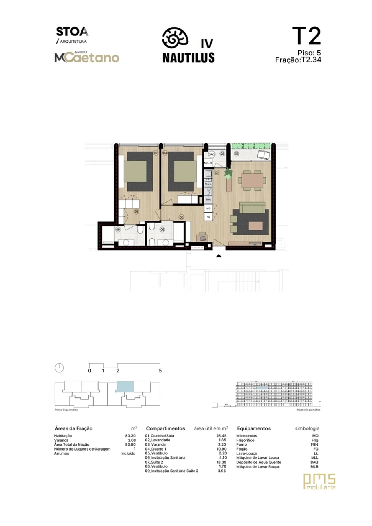 Apartamento T2 para Venda em Matosinhos e Leça da Palmeira Foto 21