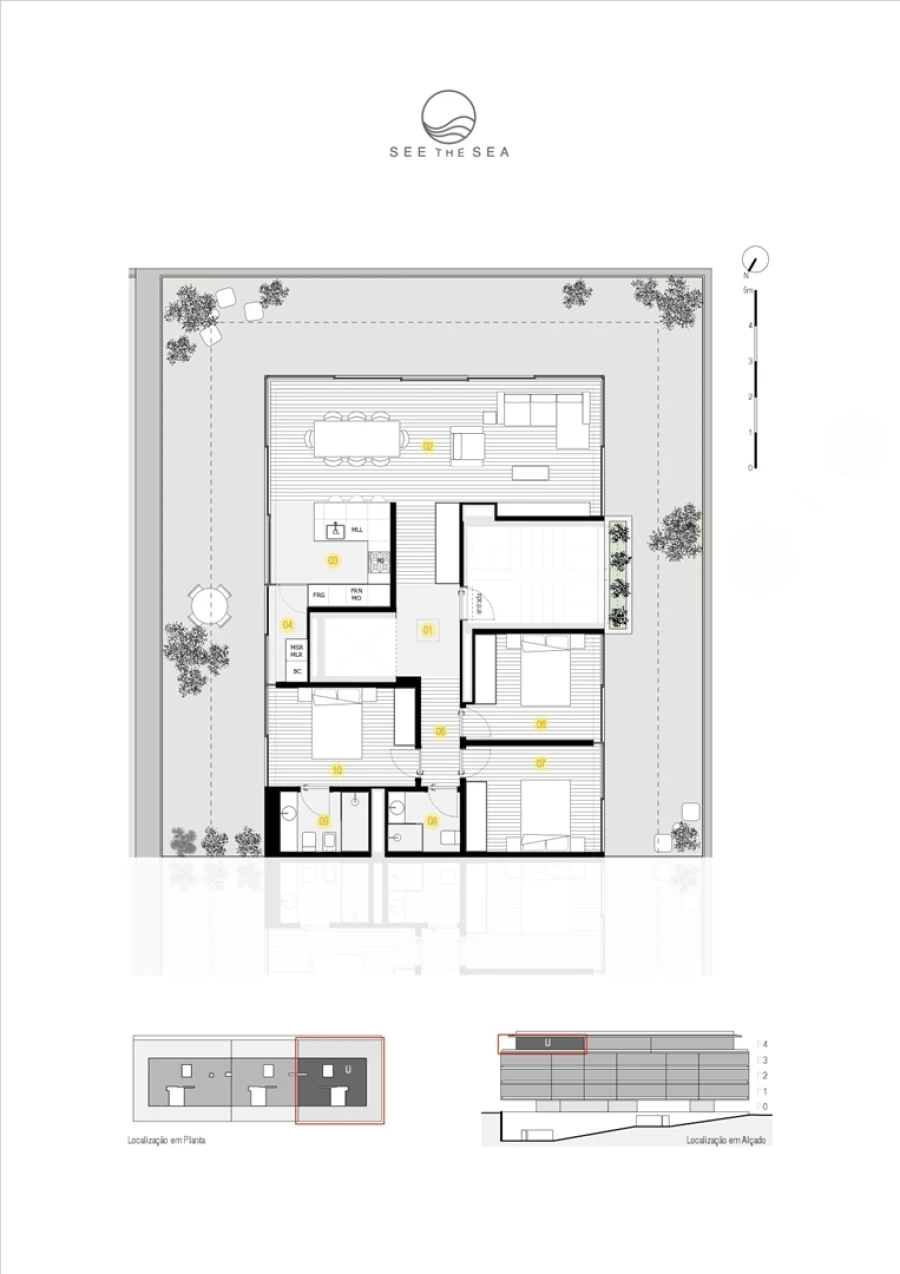 Apartamento T3 para Venda em Canidelo Planta 2
