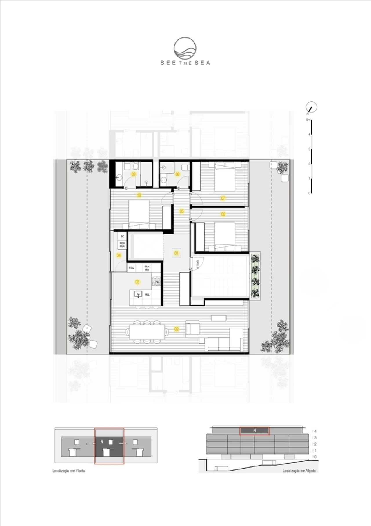 Apartamento T3 para Venda em Canidelo Planta 2