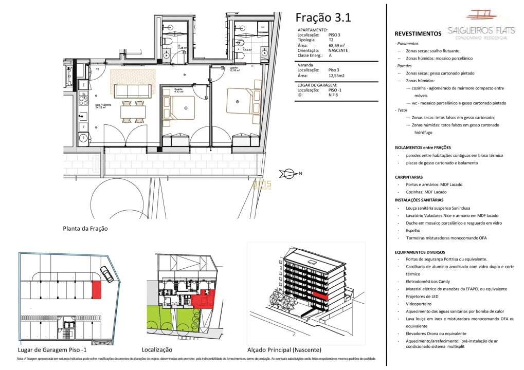 Apartamento T2 para Venda em Paranhos Foto 12