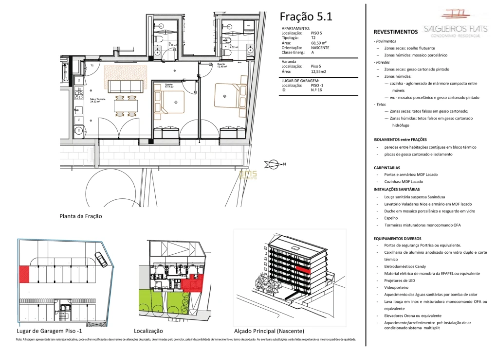 Apartamento T2 para Venda em Paranhos Foto 14