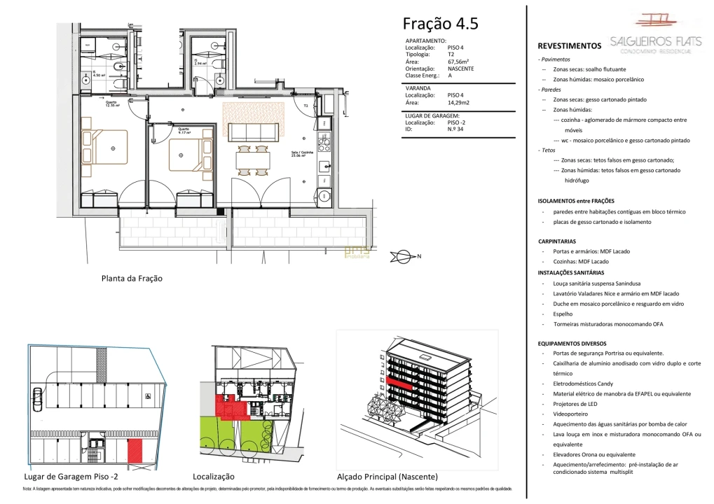 Apartamento T2 para Venda em Paranhos Foto 12