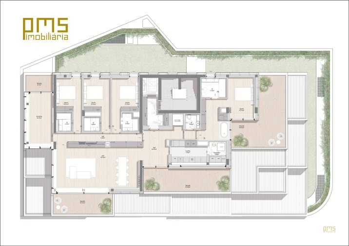 Apartamento T4 para Venda em Bonfim Planta 1