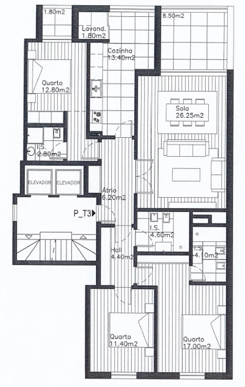 Apartamento T3 para Venda em Gondomar (São Cosme), Valbom e Jovim