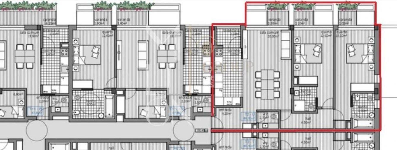 Apartamento T2 para Venda em Custóias, Leça do Balio e Guifões Foto 12