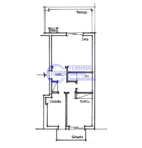Apartamento T1 para Venda em Armação de Pera