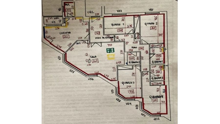 Apartamento T4 para Venda em Campanhã Planta 1