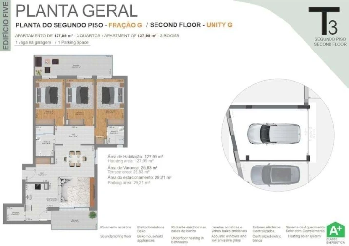 Apartamento T3 para Venda em Tavira (Santa Maria e Santiago) Foto 20