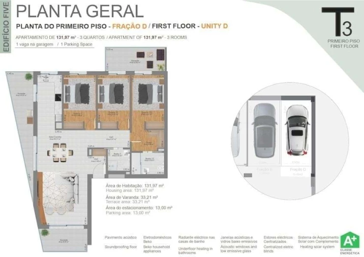 Apartamento T3 para Venda em Tavira (Santa Maria e Santiago) Foto 3