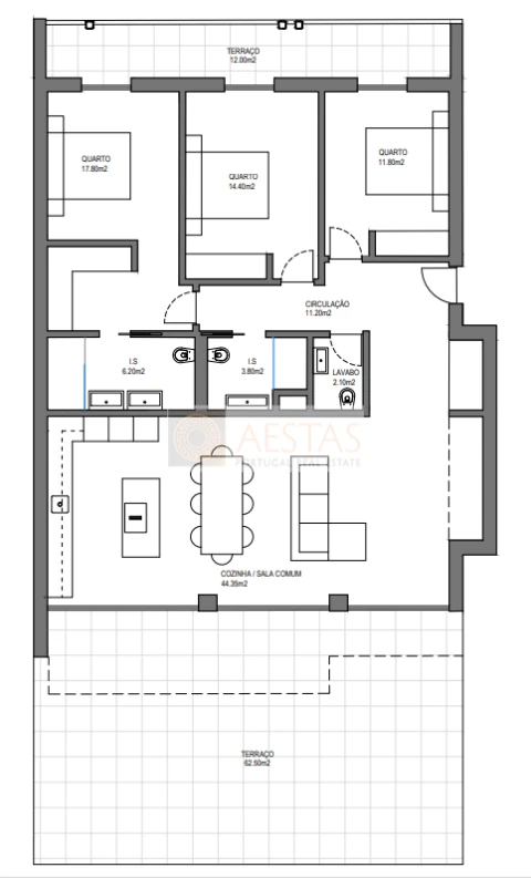 Apartamento T3 para Venda em Alvor