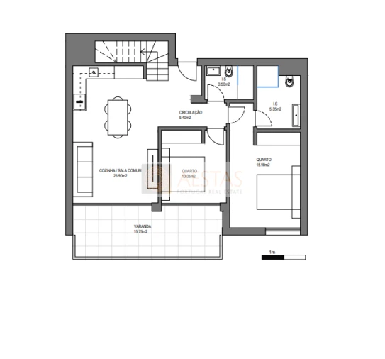 Apartamento T2 para Venda em Alvor Foto 11
