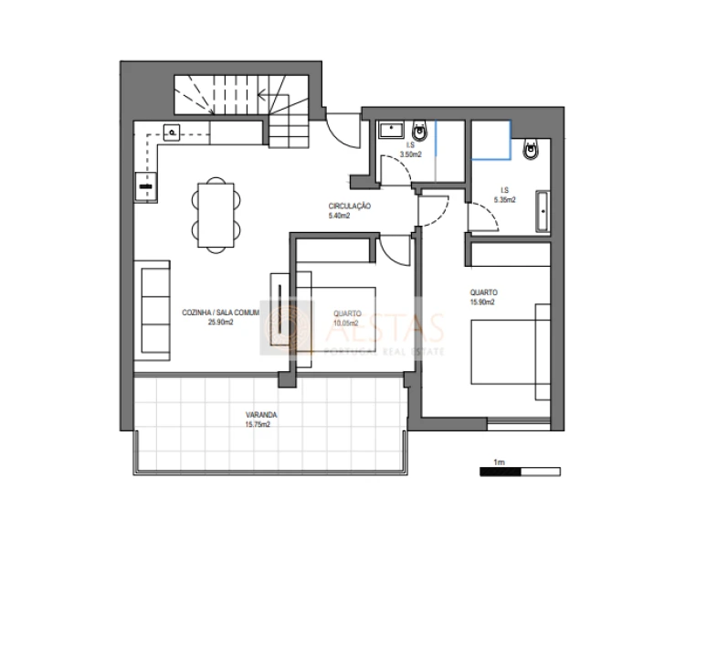 Apartamento T2 para Venda em Alvor Foto 11