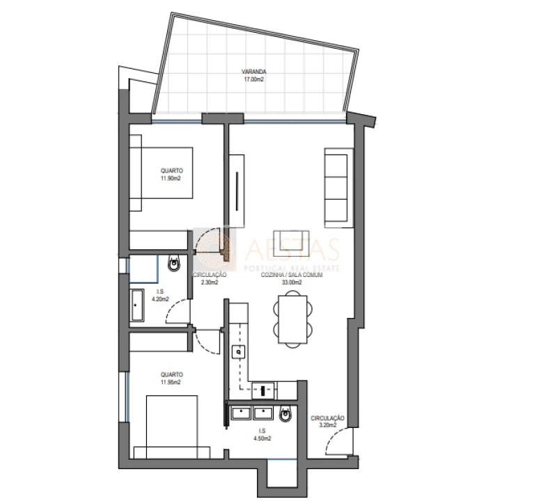 Apartamento T2 para Venda em Alvor Foto 10