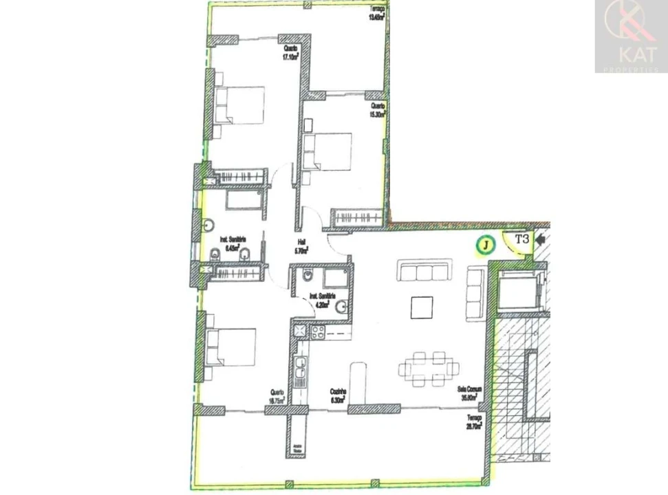 Apartamento T4 para Venda em Lagos (São Sebastião e Santa Maria) Foto 20