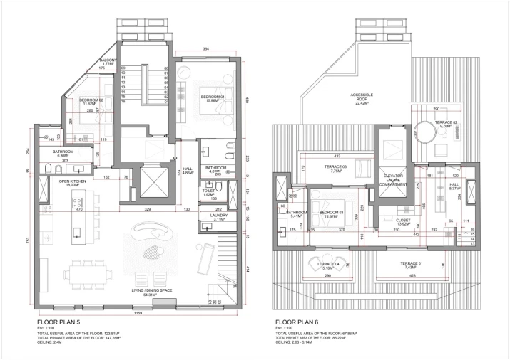 Apartamento T3 para Venda em Santo António Planta 1
