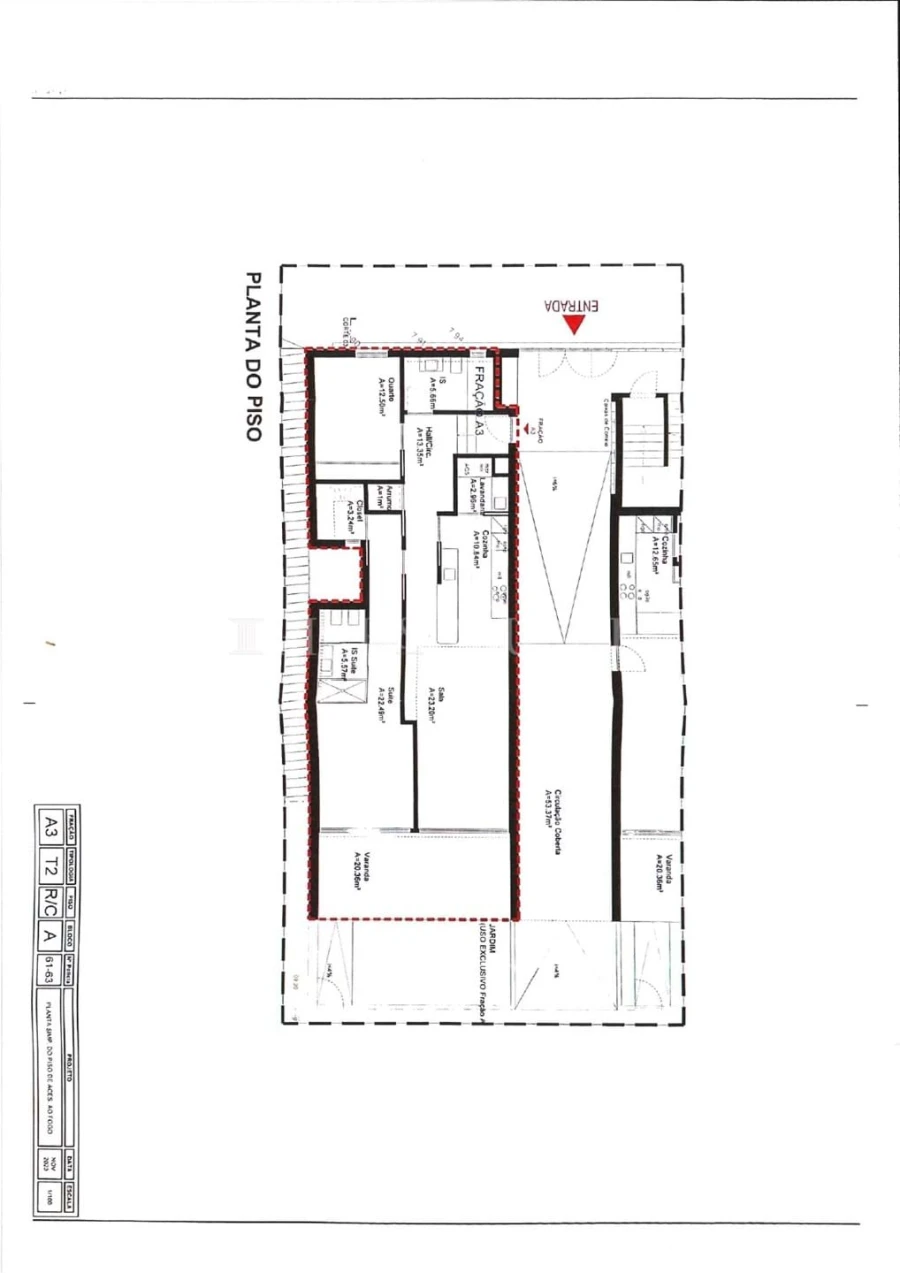 Apartamento T2 para Venda em Olhão Planta 1