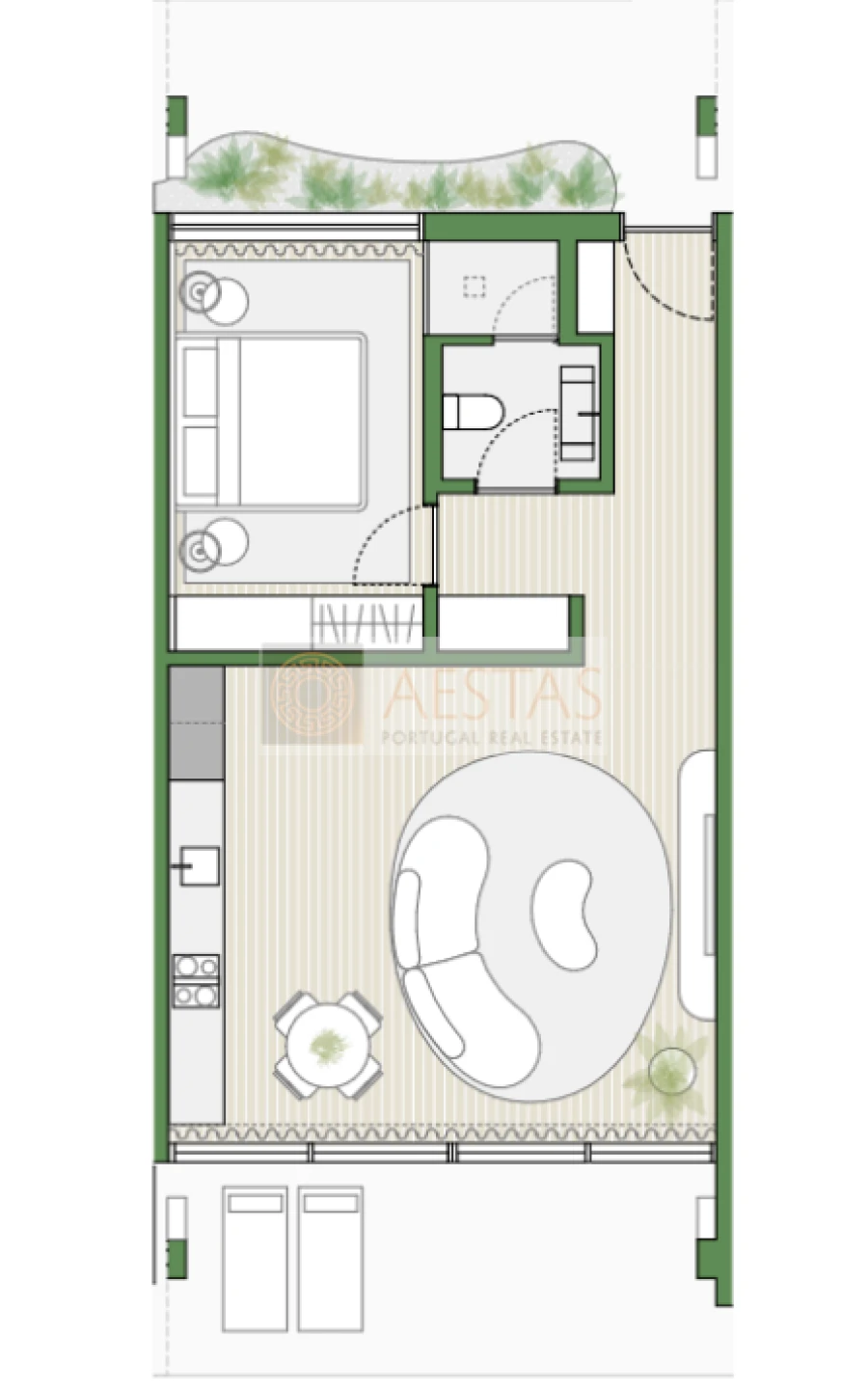 Apartamento T1 para Venda em Porches Foto 17