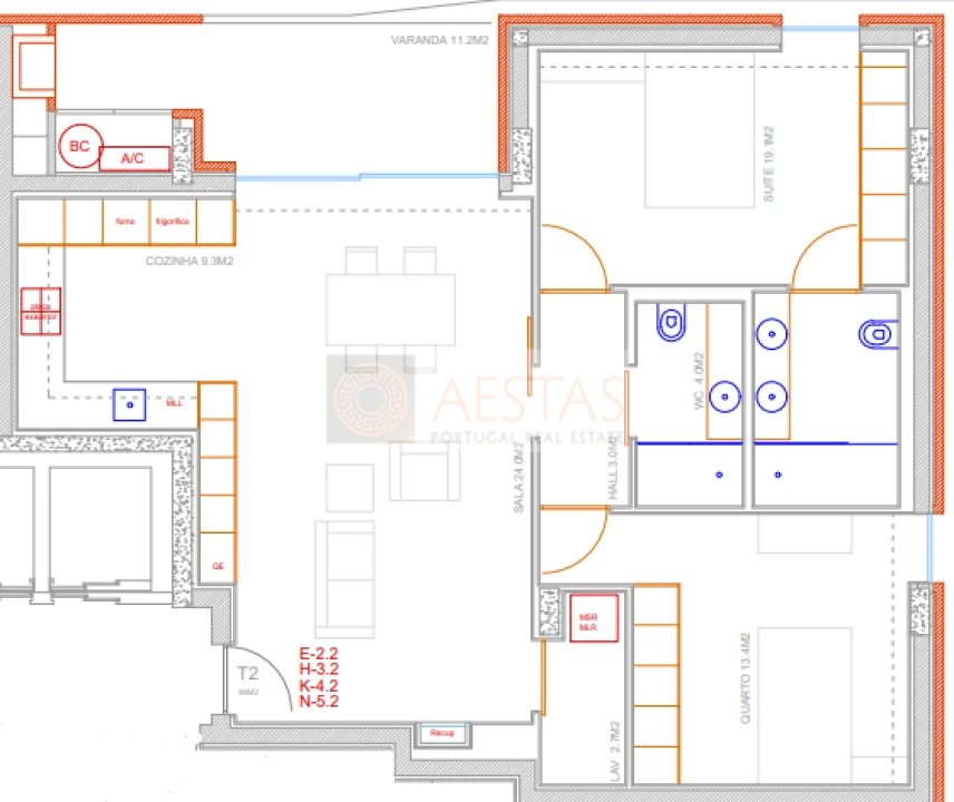 Apartamento T2 para Venda em Costa Foto 16