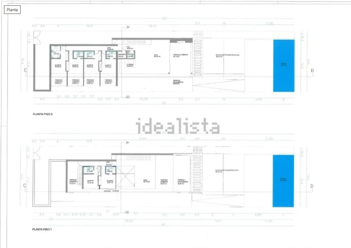 Moradia T8 para Venda em Salir Planta 1