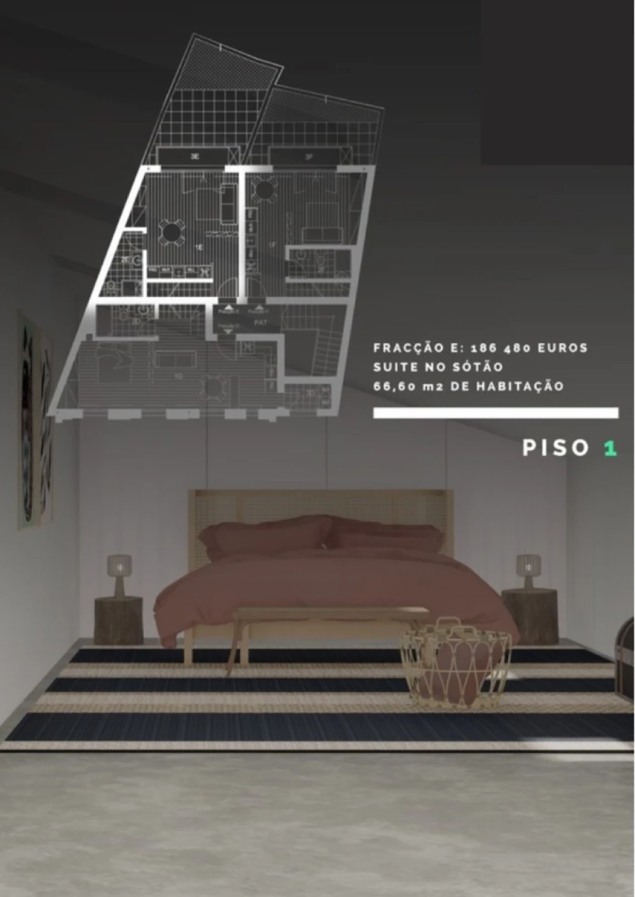 Apartamento T2 para Venda em Grândola e Santa Margarida da Serra Planta 1