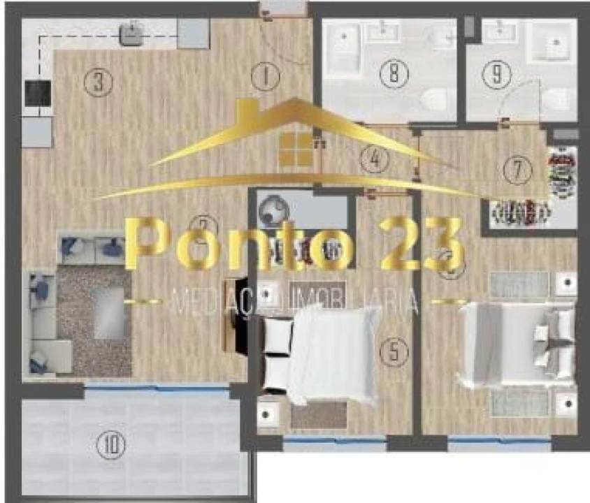 Apartamento T2 para Venda em Santo Antonio Foto 2