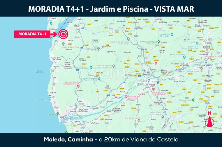 Moradia T5 para Venda em Moledo e Cristelo Foto 34