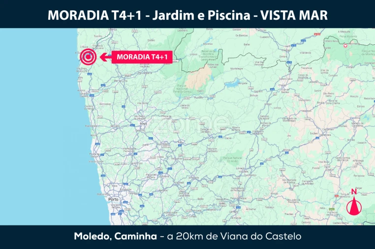 Moradia T5 para Venda em Moledo e Cristelo Foto 36