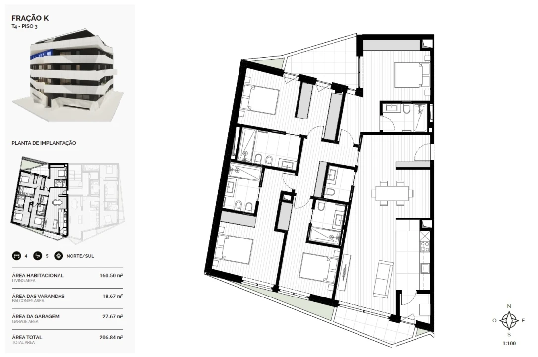 Apartamento T4 para Venda em Anta e Guetim Foto 22