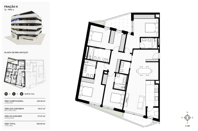 Apartamento T4 para Venda em Anta e Guetim Foto 22