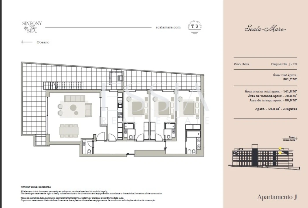 Apartamento T3 para Venda em Canidelo Foto 11
