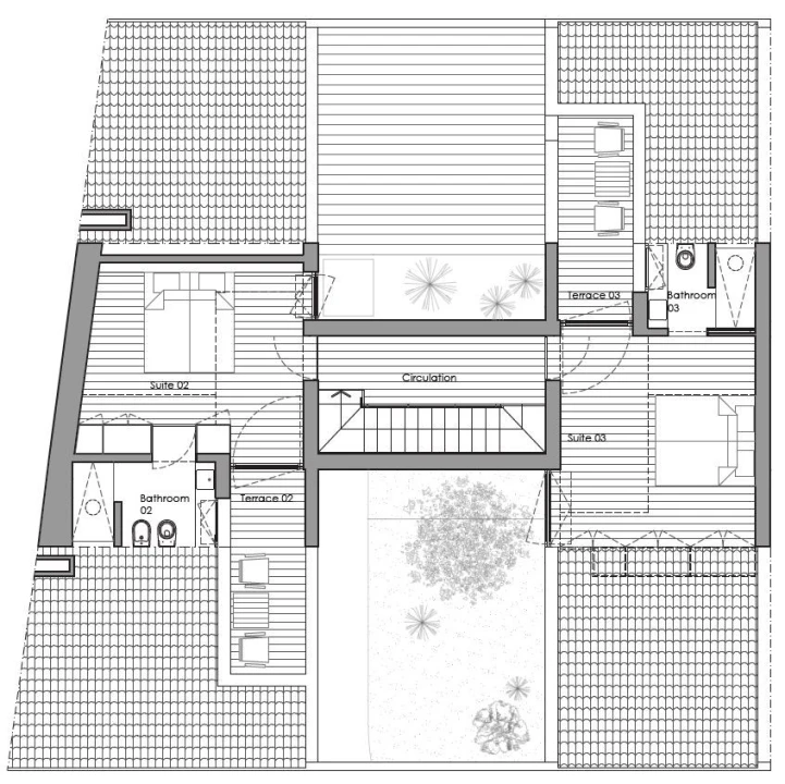 Moradia T4 para Venda em Carvalhal Planta 3