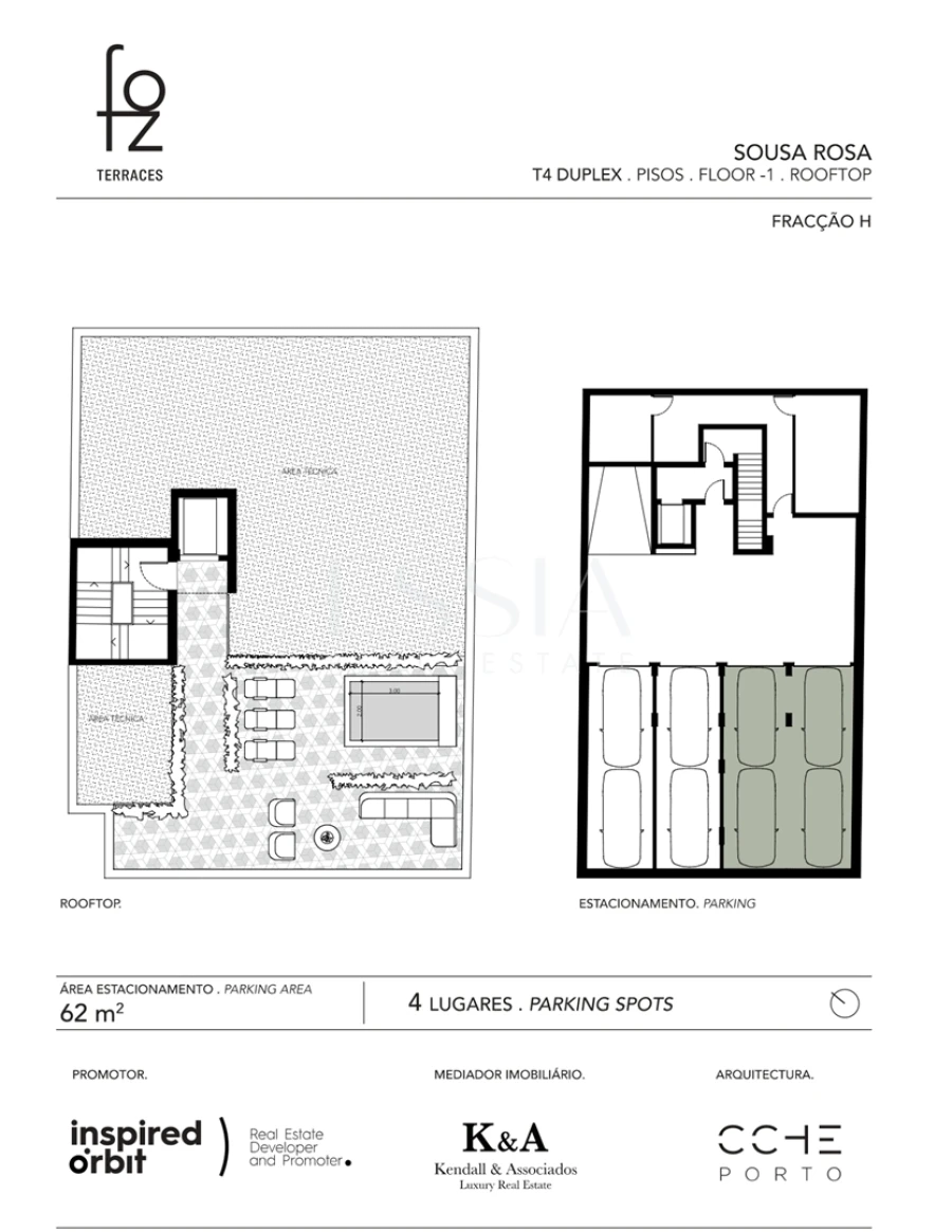 Apartamento T4 para Venda em Aldoar, Foz do Douro e Nevogilde Planta 1