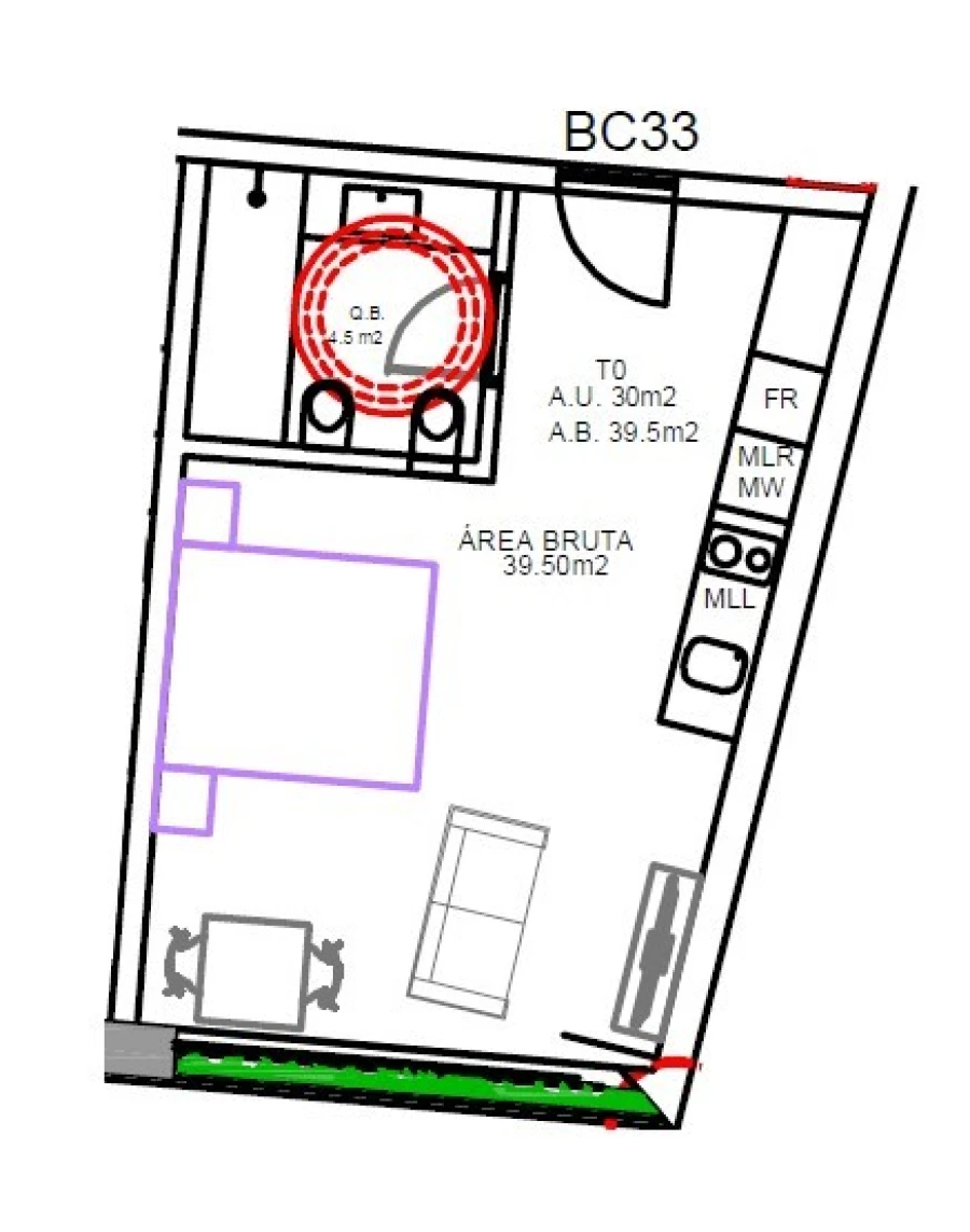 Apartamento para Venda em Matosinhos e Leça da Palmeira Planta 1