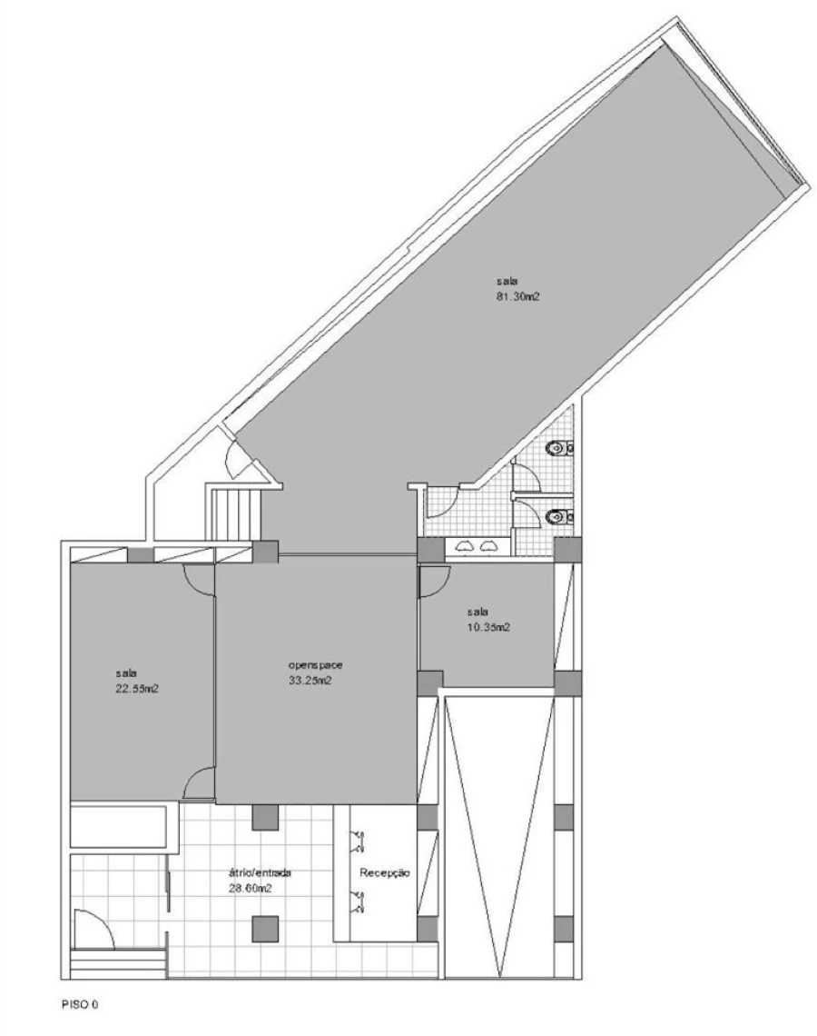 Escritório para Venda em Mafamude e Vilar do Paraíso Planta 2