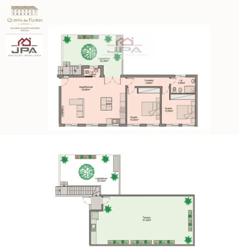 Apartamento T2 para Venda em Vila Real de Santo Antonio