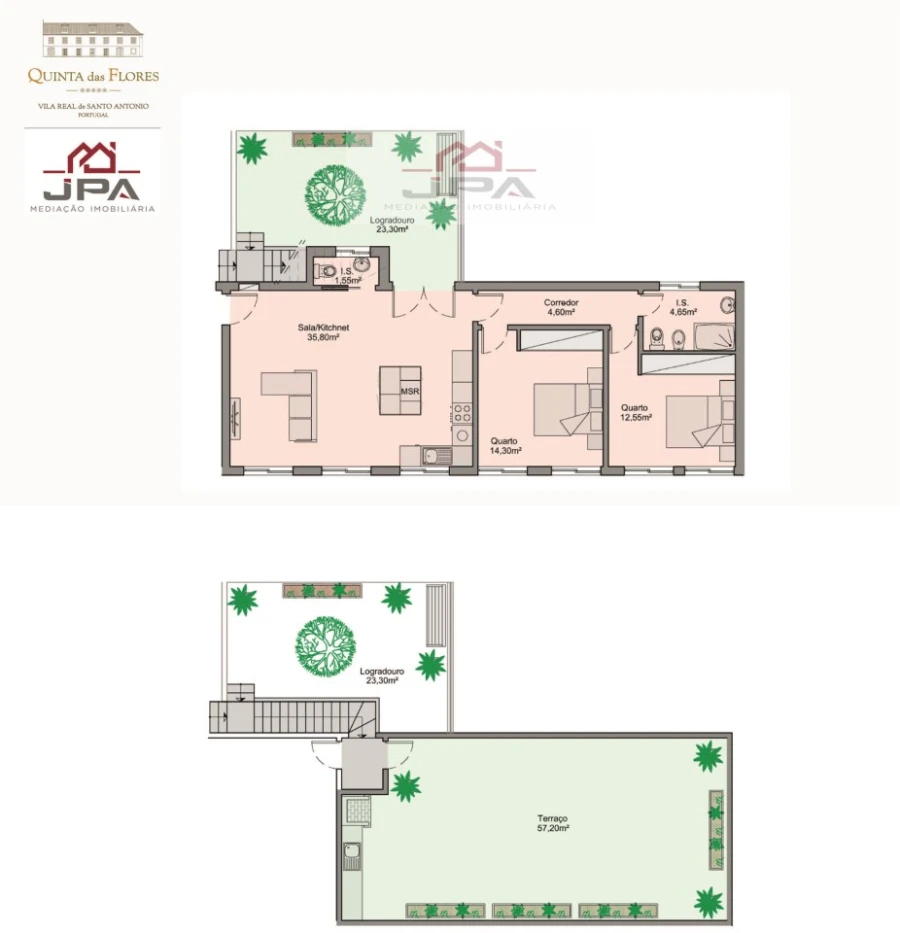 Apartamento T2 para Venda em Vila Real de Santo Antonio Foto 5