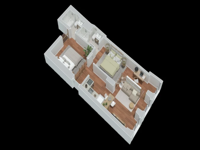 Apartamento T1 para Venda em Cedofeita, Santo Ildefonso, Sé, Miragaia, São Nicolau e Vitória Planta 1