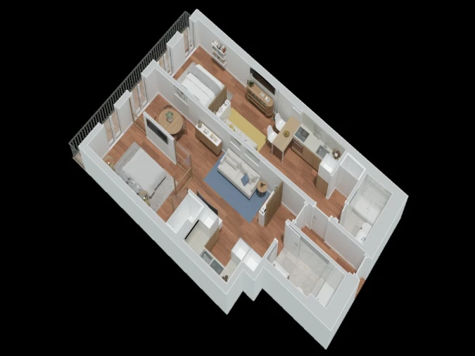 Apartamento T2 para Venda em Cedofeita, Santo Ildefonso, Sé, Miragaia, São Nicolau e Vitória Planta 1