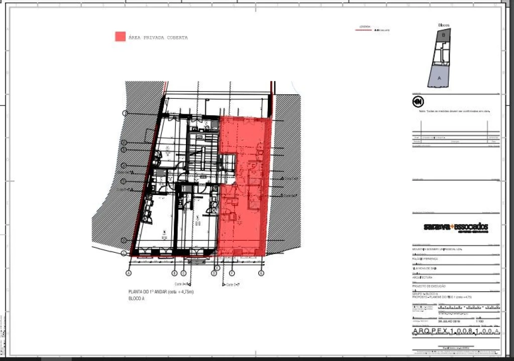 Apartamento T1 para Venda em Santa Marinha e São Pedro da Afurada Planta 2