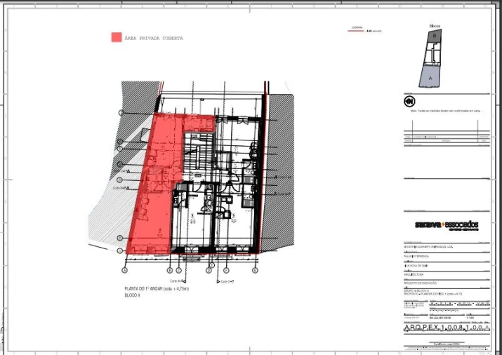 Apartamento T1 para Venda em Santa Marinha e São Pedro da Afurada Planta 2
