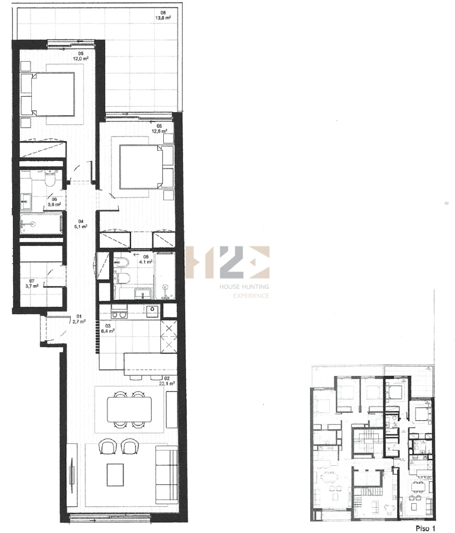 Apartamento T2 para Venda em Matosinhos e Leça da Palmeira Foto 37