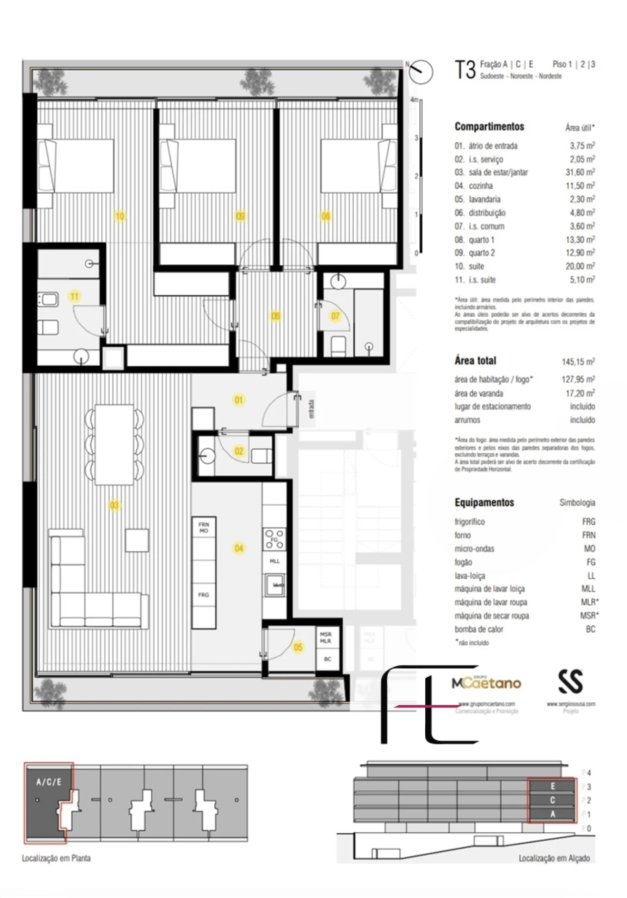 Apartamento T3 para Venda em Canidelo Foto 16