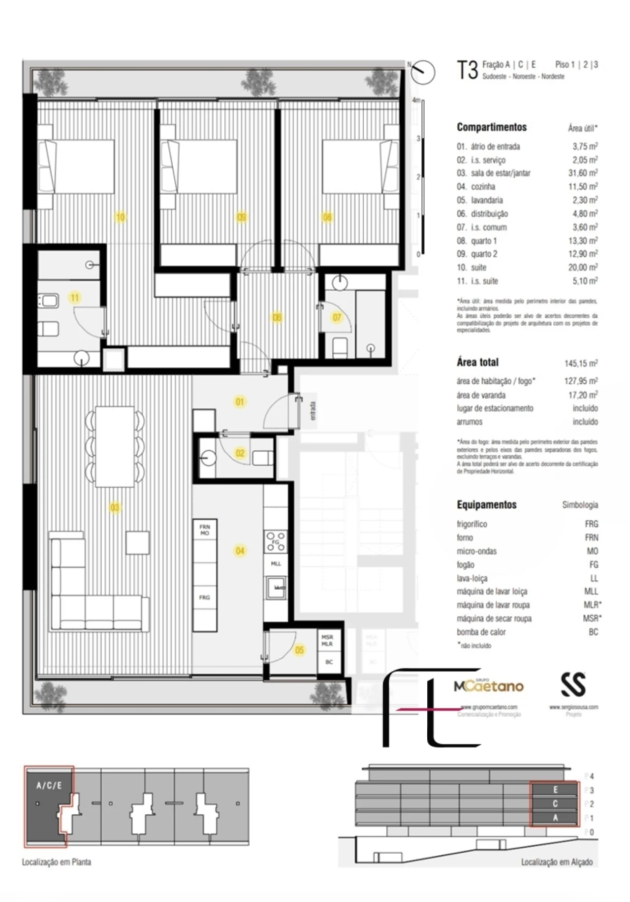 Apartamento T3 para Venda em Canidelo Foto 16
