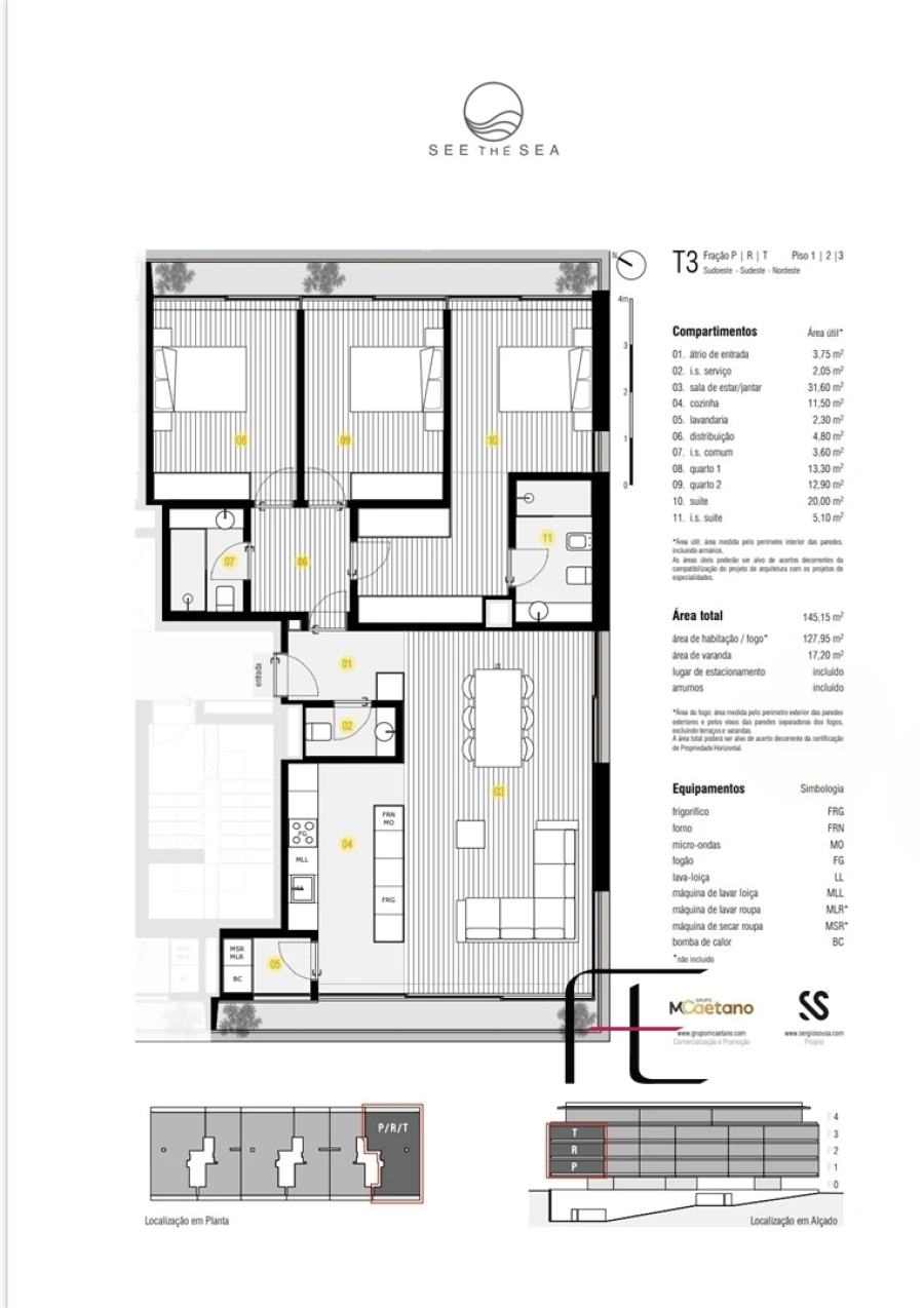 Apartamento T3 para Venda em Canidelo Foto 16
