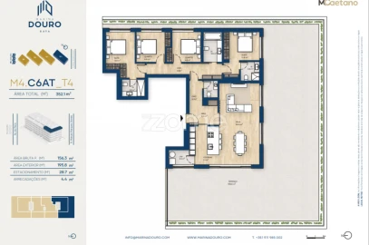Apartamento T4 para Venda em Canidelo