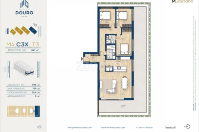 Apartamento T3 para Venda em Canidelo