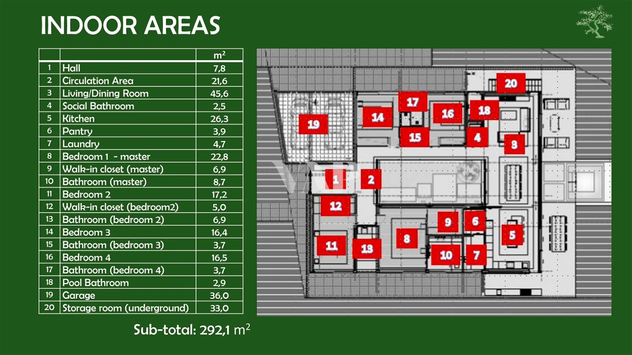Moradia T4 para Venda em Quarteira Planta 2