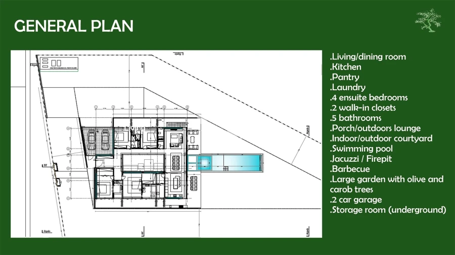 Moradia T4 para Venda em Quarteira Planta 1