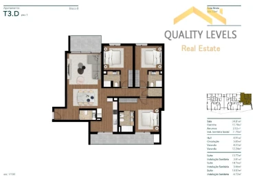 Apartamento T3 para Venda em Funchal (Santa Luzia)