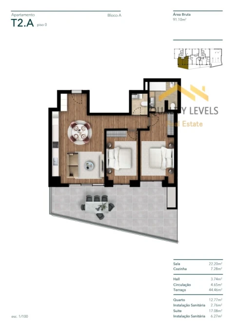 Apartamento T2 para Venda em Funchal (Santa Luzia)